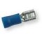 Isolierter Verbinder 4,8x0,5 mm blau